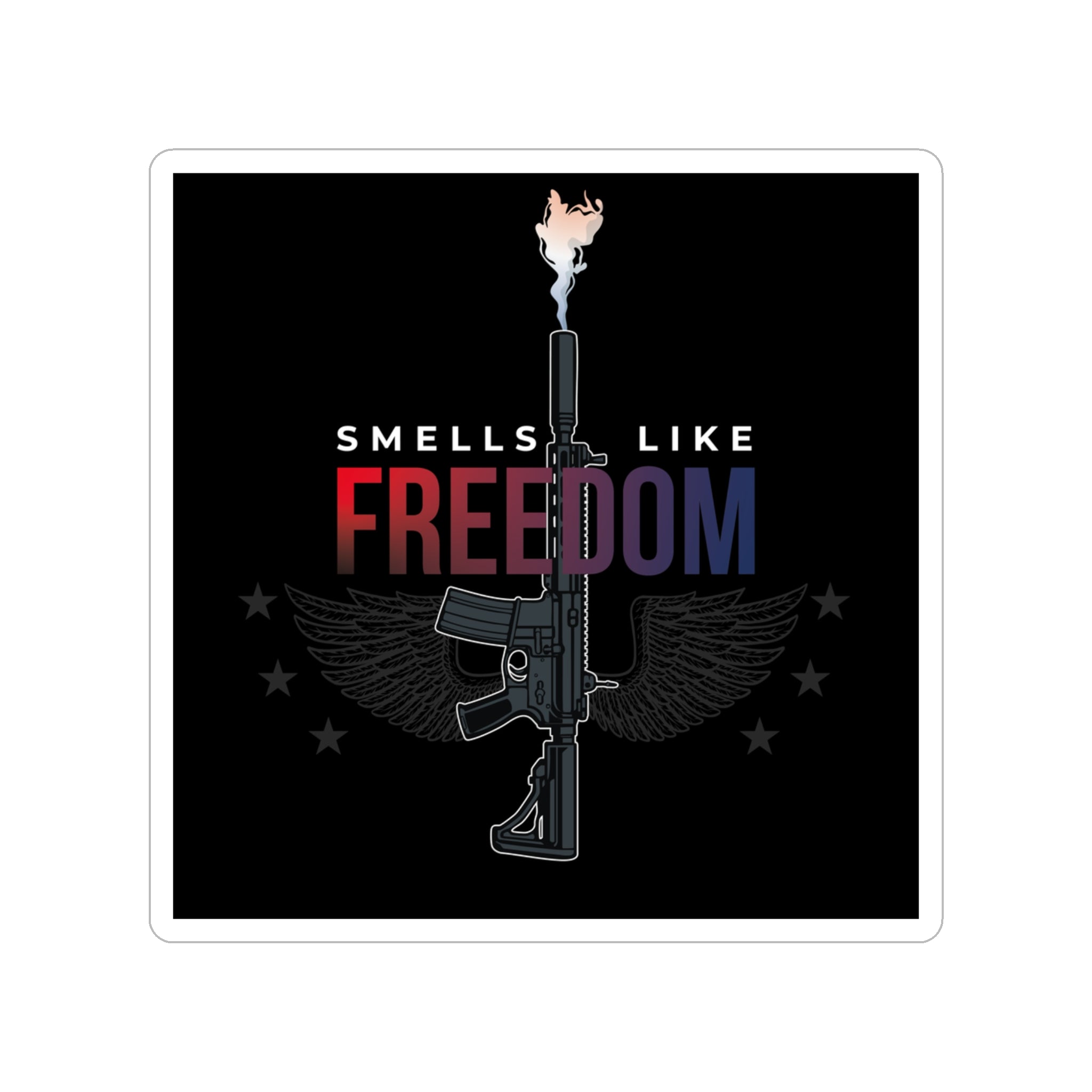 Smells Like FREEDOM AR15 Sticker