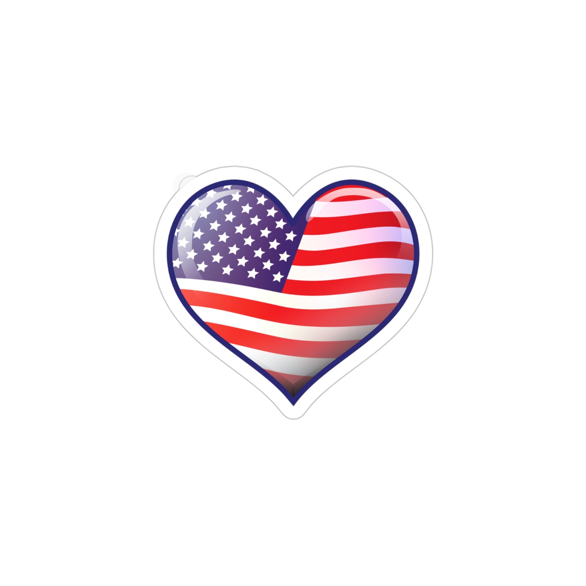 Flag "Heart"  by Jerry Wayne