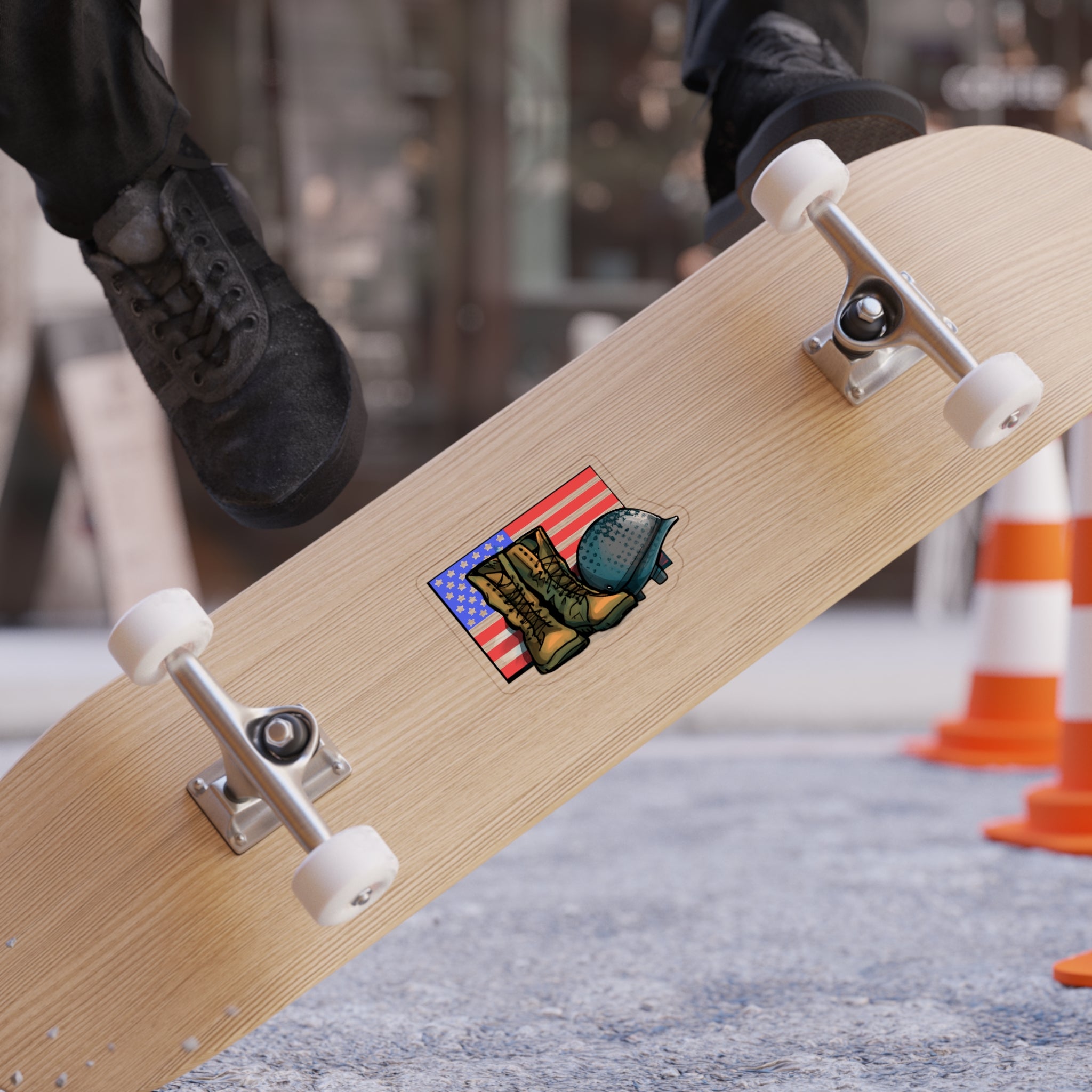 Boots and Helmet by Jerry Wayne