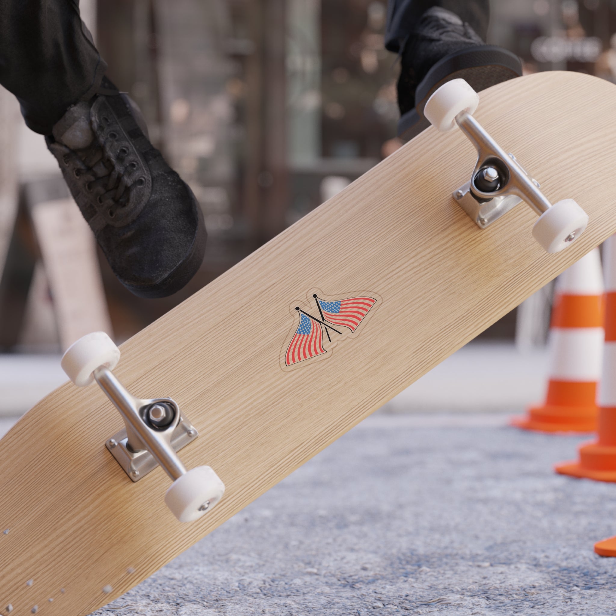 Crossed Flags by Jerry Wayne