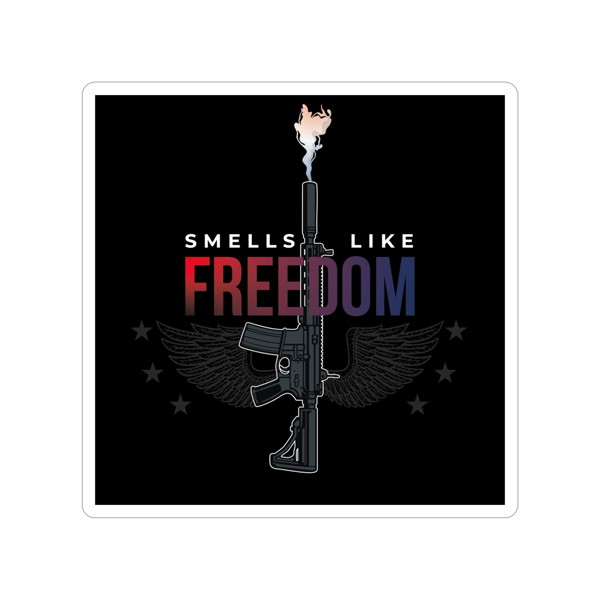 Smells Like FREEDOM AR15 Sticker