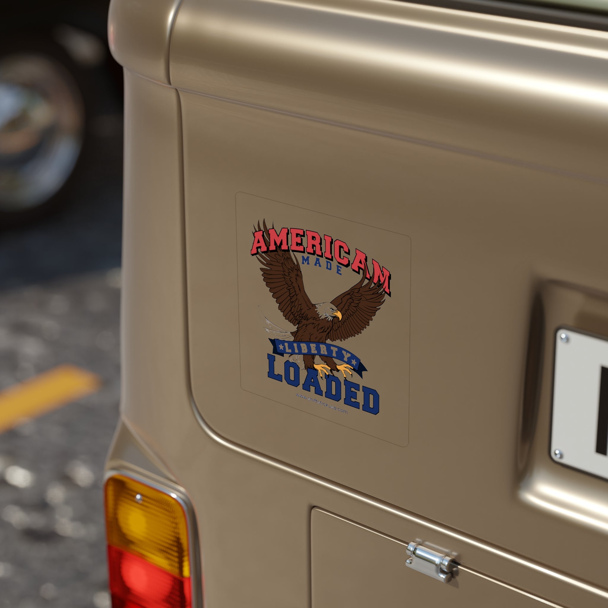 American Made Liberty Loaded Eagle Stickers