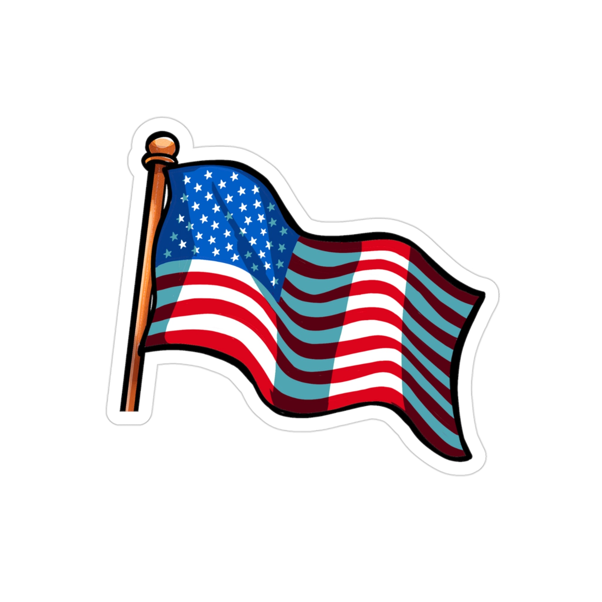 Waving Flag by Jerry Wayne