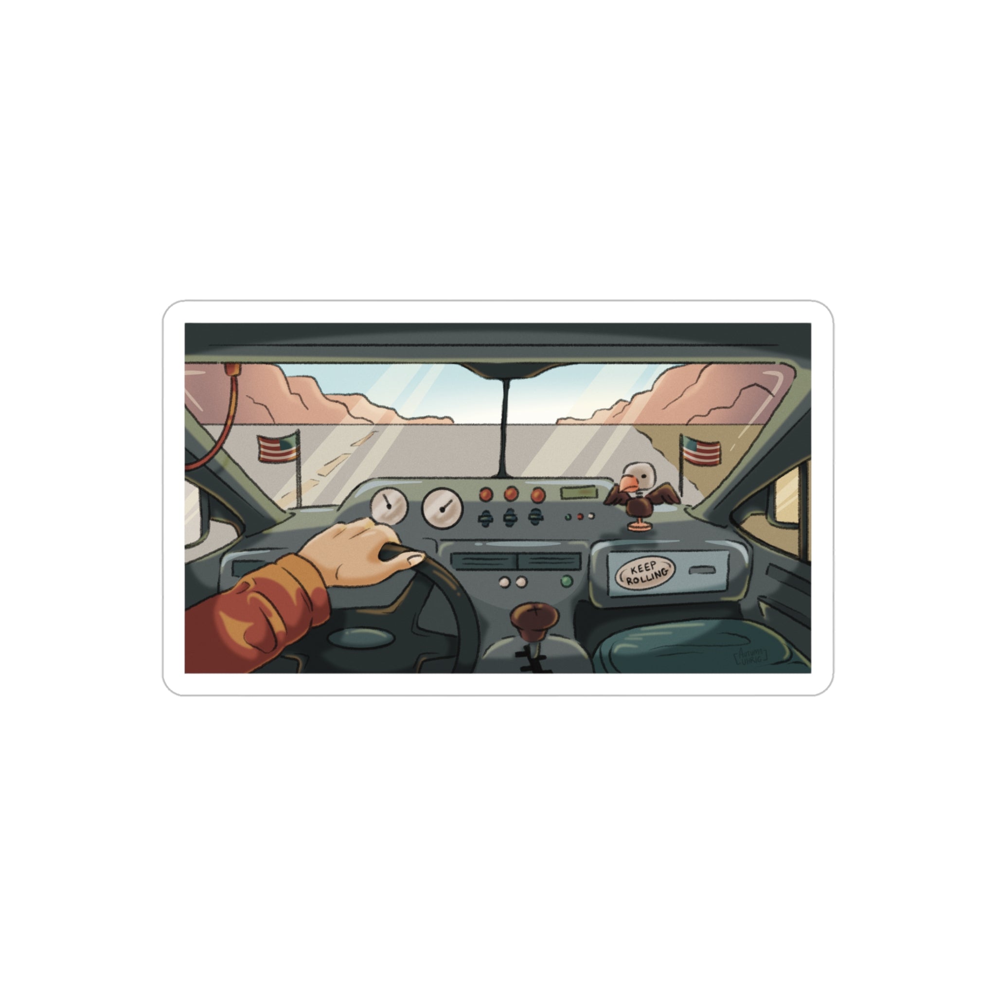 On the Road by Jerry Wayne