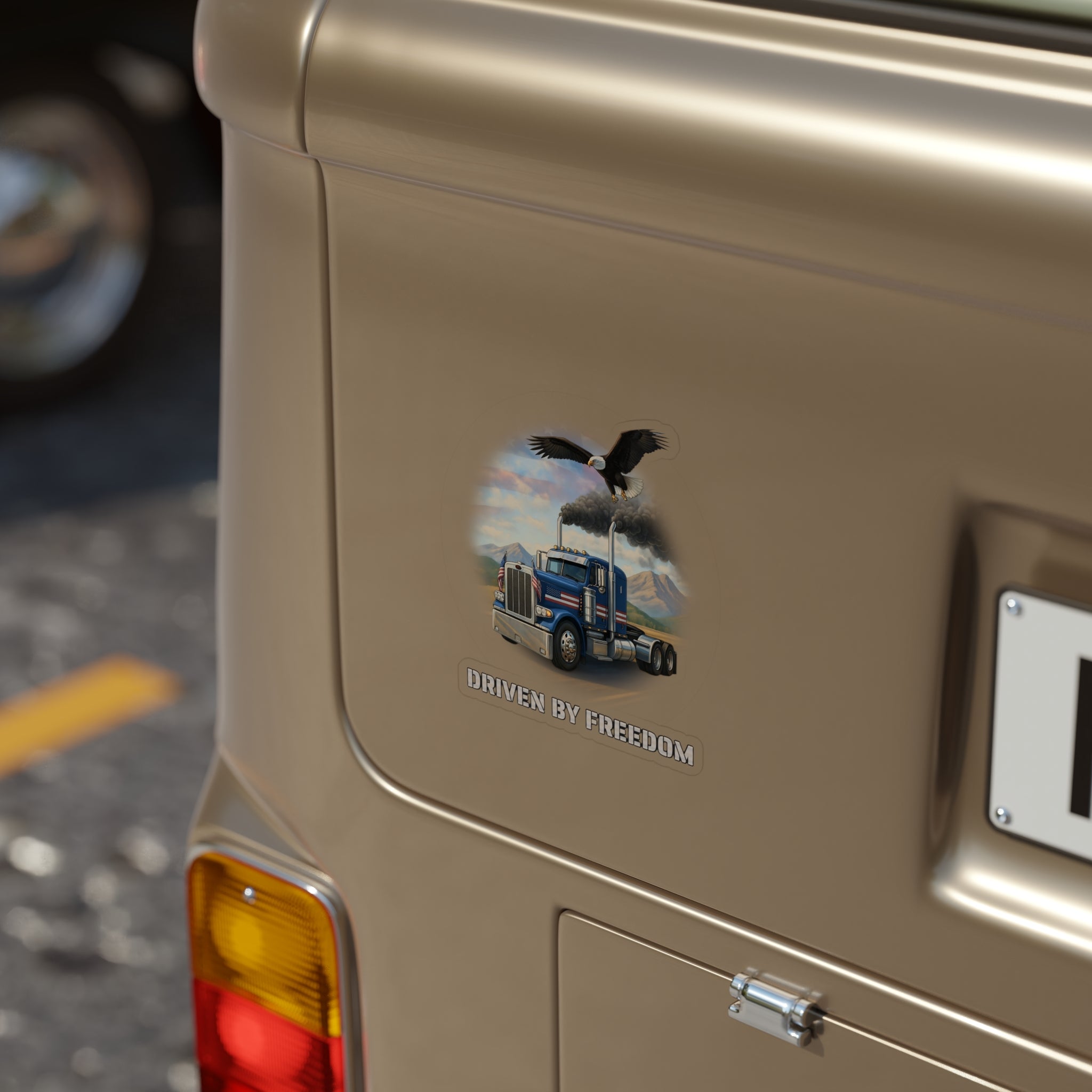 Driven by FREEDOM Big Rig Sticker